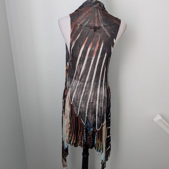 Dor Dor Coture Sleeveless 100% Viscose Duster, Small - Picture 3 of 5